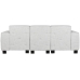 Sofa Home ESPRIT Grijs Modern 231 x 170 x 82 cm