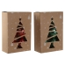 Bolas de Navidad Home ESPRIT Rojo Verde PVC 20 x 10 x 30 cm (2 Unidades)