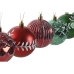 Boules de Noël Home ESPRIT Rouge Vert PVC 16 x 16 x 24 cm (2 Unités)