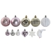 Bolas de Navidad Home ESPRIT Rosa PVC 25 x 6 x 25 cm