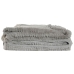 Coperta Home ESPRIT Grigio chiaro 220 x 240 x 1 cm