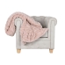 Coperta Home ESPRIT Rosa chiaro 220 x 240 x 1 cm