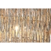 Candeeiro de teto Home ESPRIT Dourado Natural Madeira Metal 70 x 70 x 157 cm