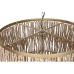 Candeeiro de teto Home ESPRIT Dourado Natural Madeira Metal 70 x 70 x 157 cm