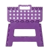 Fällbar pall Alexandra House Living Violett 32 x 22 x 25 cm