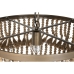 Ceiling Light Home ESPRIT Brown Natural Wood Metal 50 W 53 x 53 x 123 cm