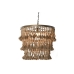 Lampa Sufitowa Home ESPRIT Brązowy Naturalny Drewno Metal 50 W 53 x 53 x 123 cm