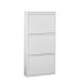 Skohylle Alexandra House Living Hvit 50 x 103 x 15 cm 3 skuffer