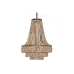 Lampadario Home ESPRIT Marrone Naturale Legno Metallo 56,5 x 56,5 x 144 cm