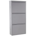 Schuhschrank Alexandra House Living Grau 50 x 103 x 15 cm 3 Schubladen