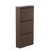 Shoe Rack Alexandra House Living Brown 50 x 103 x 15 cm 3 drawers