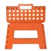 Klapphocker Alexandra House Living Orange 32 x 22 x 25 cm