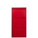 Zapatero Alexandra House Living Rojo 50 x 103 x 15 cm 3 cajones