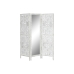 Paravent Home ESPRIT Blanc Bois de manguier Miroir 152 x 2 x 182 cm