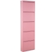 Sapateira Alexandra House Living Cor de Rosa 50 x 170 x 15 cm 5 gavetas