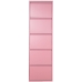 Sapateira Alexandra House Living Cor de Rosa 50 x 170 x 15 cm 5 gavetas