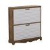 Shoe Rack Alexandra House Living White Brown 76 x 93 x 22 cm 2 drawers