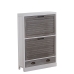 Shoe Rack Alexandra House Living White Grey 65 x 94 x 20 cm 2 drawers