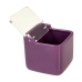 Portasale con Coperchio Alexandra House Living Violetta Ceramica 11 x 11 x 11 cm