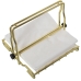 Servetring voor op tafel Alexandra House Living Gouden Metaal 21 x 15 x 18 cm