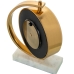 Tafelklok Alexandra House Living Branco Dourado Metal Mármore 20 x 16 x 5 cm