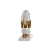 Figura Decorativa Home ESPRIT Branco Dourado Resina Oriental Egípcio 12,5 x 17 x 25 cm (2 Unidades)