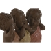 Statua Decorativa Home ESPRIT Arancio Corallo Lime Resina Buddha Orientale 15,5 x 6 x 13 cm