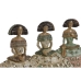 Decoratieve figuren Home ESPRIT Multicolour Metaal Hars 27 x 10 x 29,5 cm (3 Stuks)