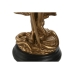 Figura Decorativa Home ESPRIT Dorado Plateado Resina 8,5 x 7,5 x 25 cm (2 Unidades)