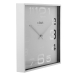 Reloj de Pared Alexandra House Living Blanco Plateado Acrílico Plástico 28 x 4 x 28 cm