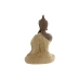 Dekoratívne postava Home ESPRIT Oranžová Koralová Lime Živica Buddha Orientálny 9 x 6 x 13 cm (3 kusov)