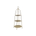 Fruteira Home ESPRIT Dourado Metal 39 x 39 x 86 cm