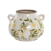 Vaso Home ESPRIT Amarelo Branco Castanho Grés Limão 21 x 20 x 16 cm