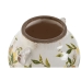 Vaso Home ESPRIT Giallo Bianco Marrone Gres Limone 21 x 20 x 16 cm