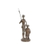 Ukrasna figura Home ESPRIT Srebrna Prirodno Smola 9 x 8 x 25 cm