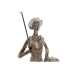 Figura Decorativa Home ESPRIT Plateado Natural Resina 9 x 8 x 25 cm