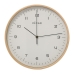 Wanduhr Alexandra House Living Weiß Braun Holz 32 x 4 x 32 cm