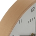 Reloj de Pared Alexandra House Living Blanco Marrón Madera 32 x 4 x 32 cm