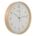 Reloj de Pared Alexandra House Living Blanco Marrón Madera 32 x 4 x 32 cm