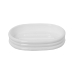 Portasapone Alexandra House Living Bianco Acrilico Plastica 12 x 2 x 9 cm