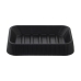 Soap dish Alexandra House Living Black Acrylic Plastic 13 x 2 x 9 cm