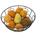 Fruit Bowl Alexandra House Living Black Metal 24 x 12 x 24 cm