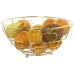 Fruit Bowl Alexandra House Living Golden Metal 24 x 12 x 24 cm