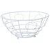 Fruit Bowl Alexandra House Living White Metal 24 x 12 x 24 cm