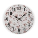 Horloge Murale Versa Maggie Bois (4 x 29 x 29 cm)