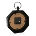 Reloj de Pared Versa bLACK Metal (28 x 8 x 40 cm)