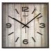 Wall Clock Versa Brown Plastic Escandinavo/Nórdico 4,1 x 28 x 28 cm