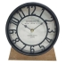 Reloj de Mesa Versa Negro Madera MDF (20 x 20 x 6 cm) (Ø 20 cm)