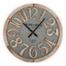 Orologio da Parete Versa 21110026 Metallo Legno MDF 5 x 60 x 60 cm Marrone Grigio