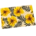 Doormat Alexandra House Living Yellow 40 x 2 x 60 cm Flowers